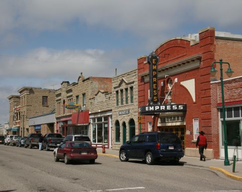 Main Street Fort Macleod- where Fargo was filmed